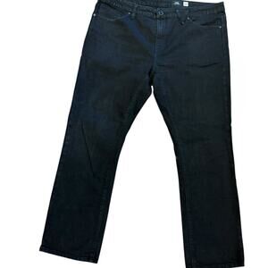 Volcom Vorts Slim Straight Black  Jeans Classic Style Mens Size 40 x 30.5
